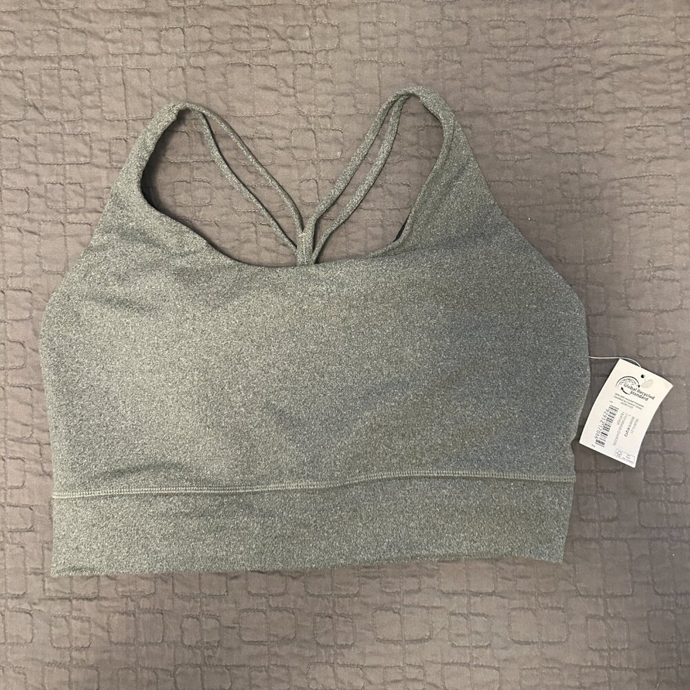 Core 10 Sports Bra – Dark Grey | Size Large | NWT